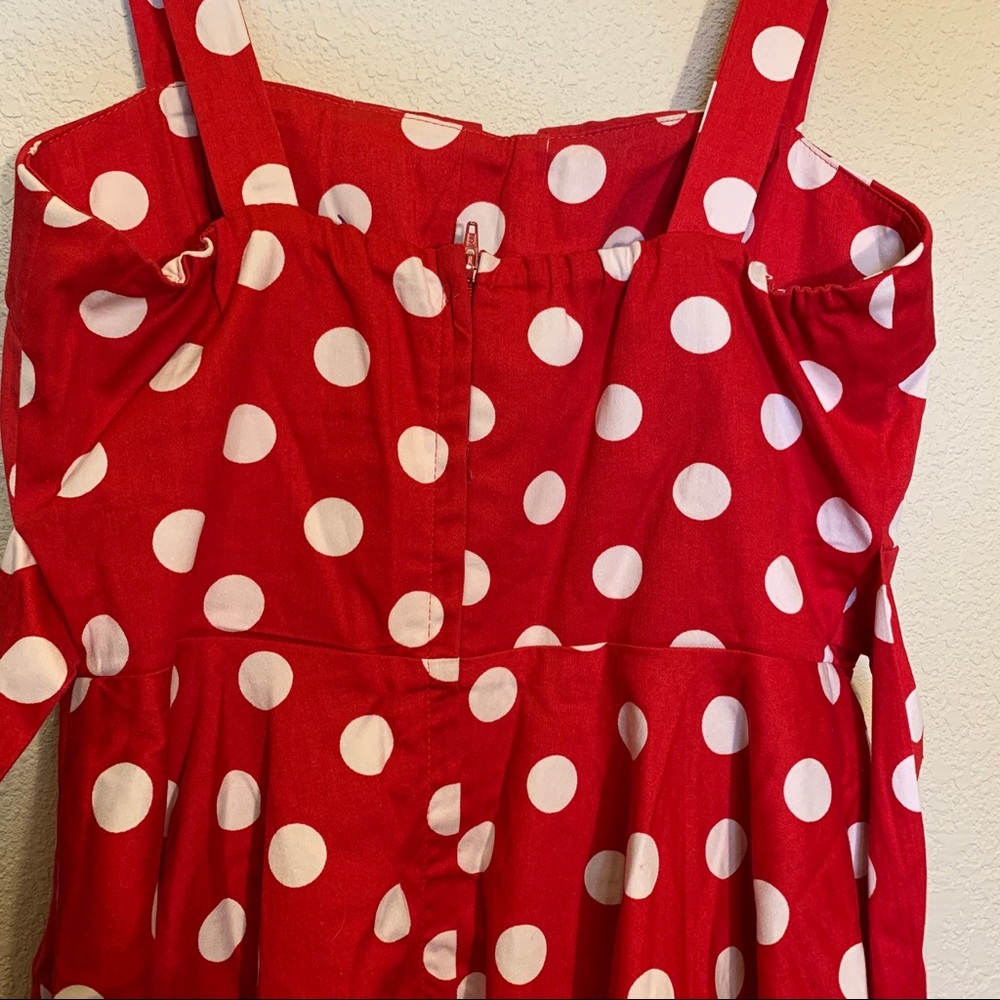 Merry Marilyn Polka Dot Dress - Picture 6 of 7